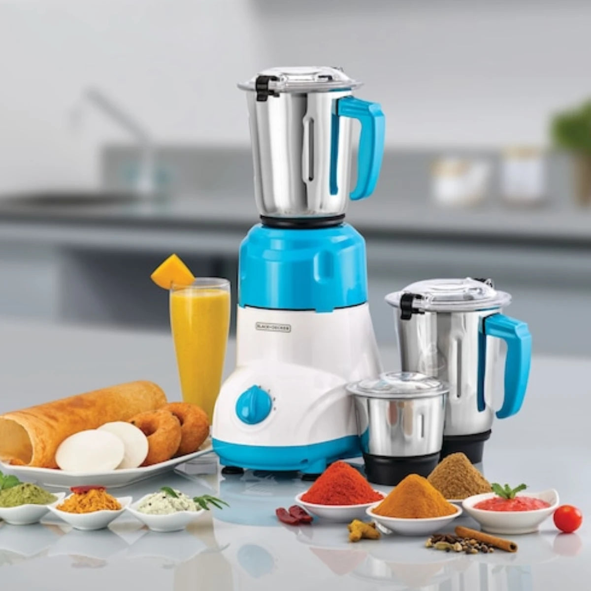Black & Decker Multifunctional 3 in 1 Mixer Grinder - 550W