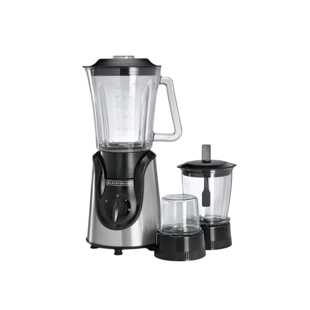 Black & Decker 600W Glass Blender with Grinder & Mincer