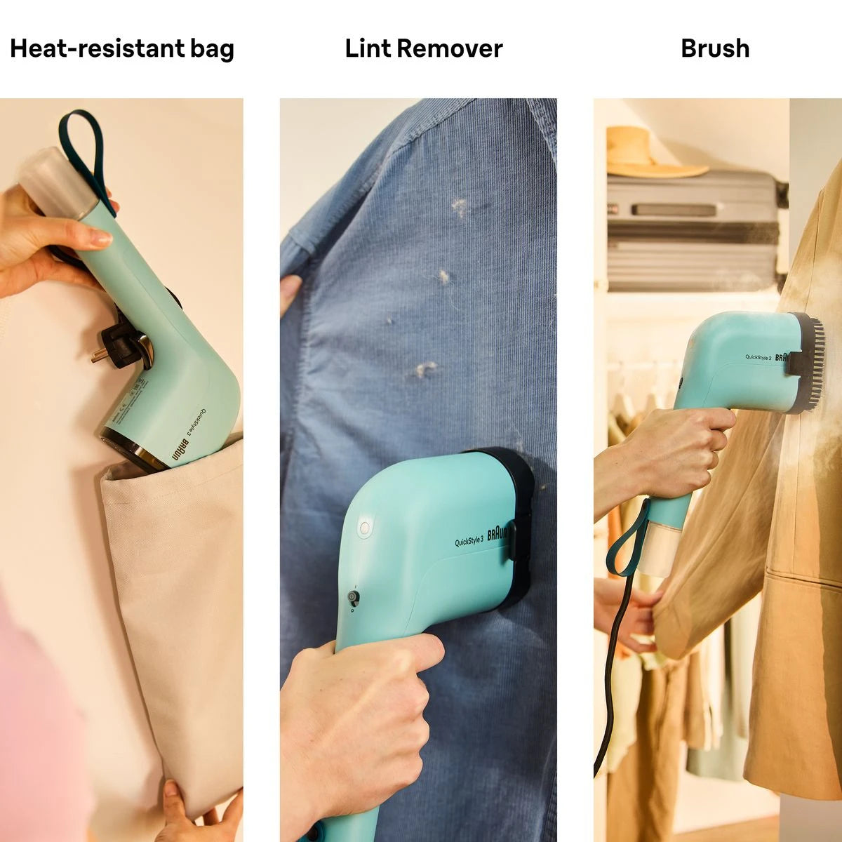 Braun Quick Style 3 Garment Steamer
