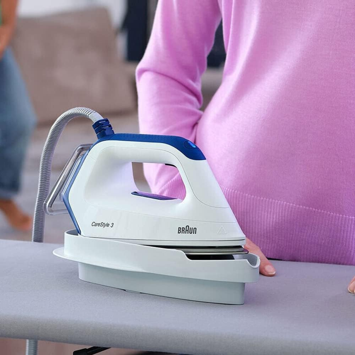 Braun Carestyle 3 Pro Steam Generator Iron + Ironing Board(45 x135 cm)