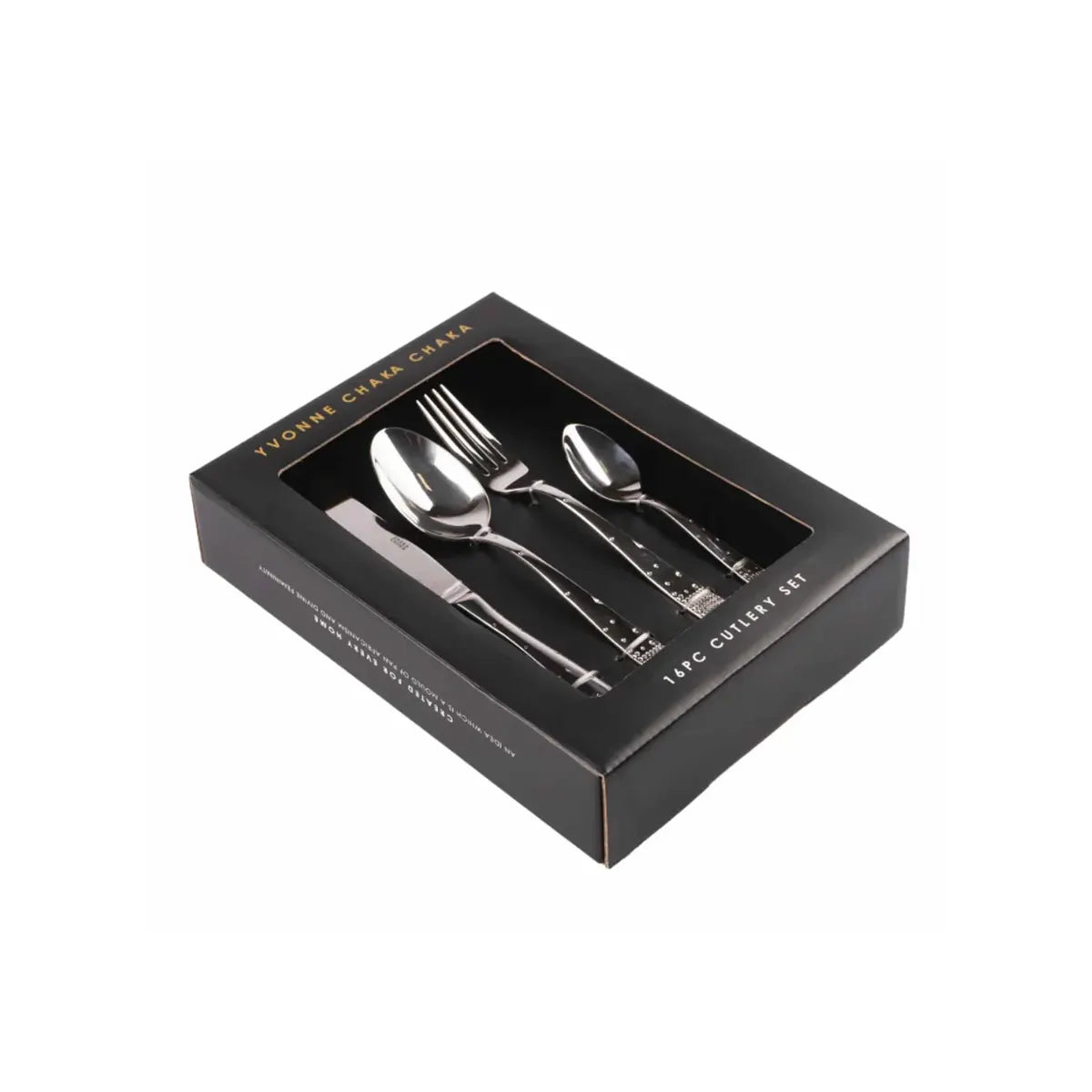 Chaka Chaka 16 Piece Billy Cutlery Set - Silver