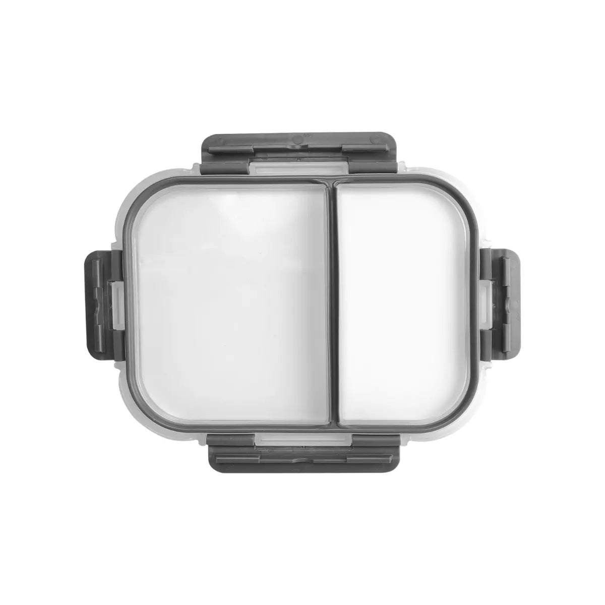 Consol Madrid Rectangular 2 Division Storage Container with Clip-On Lid – 1.36L
