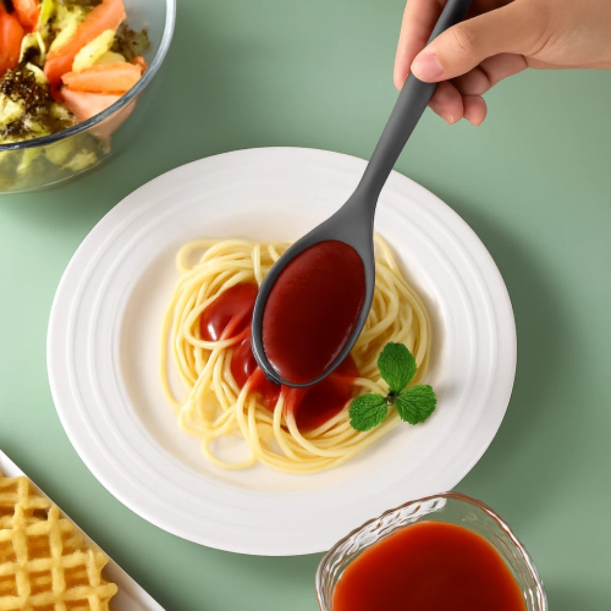 Creative Cooking Silicone Spoon
