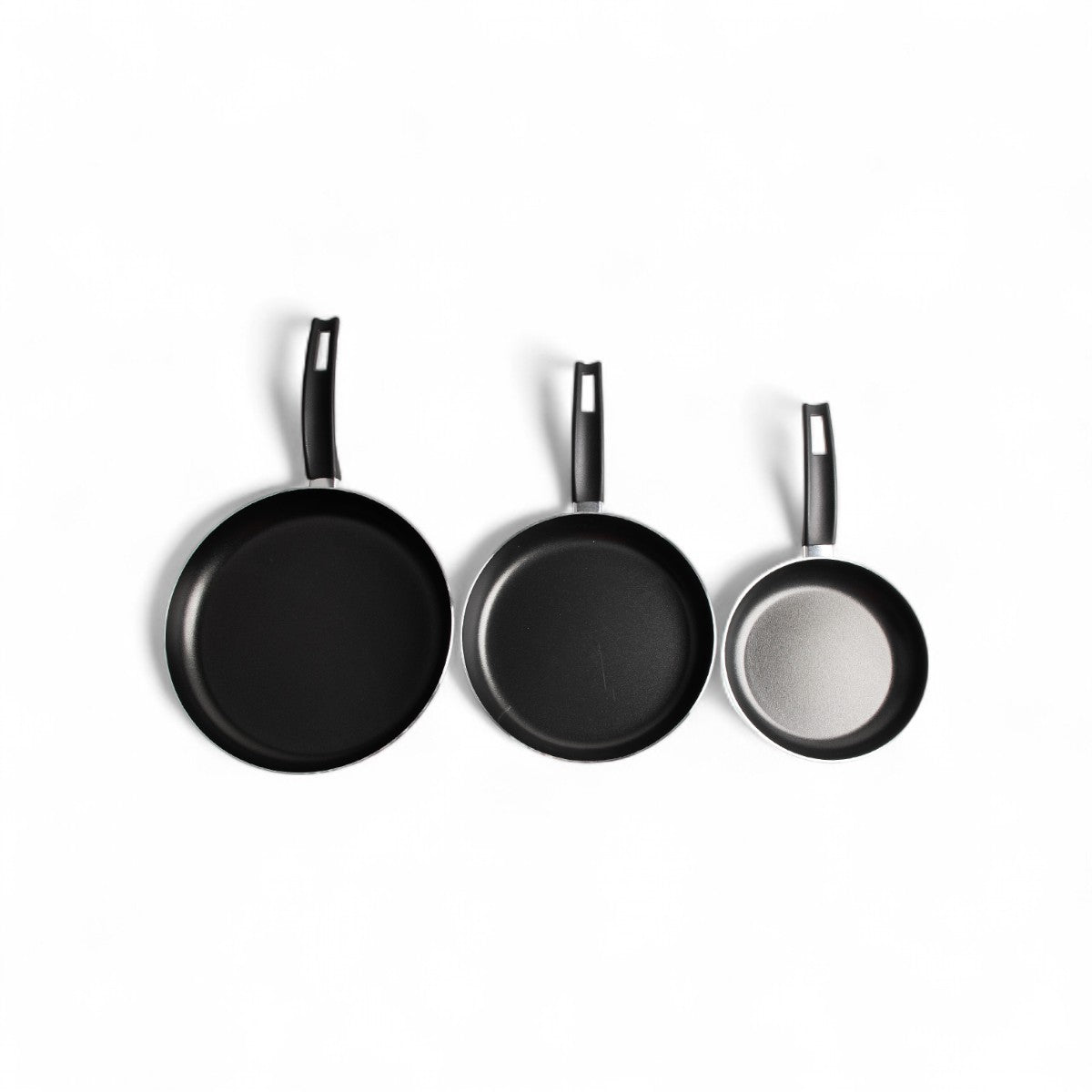 Global Kitchen 3pack Non-Stick Fry Pan 20cm-24cm-28cm