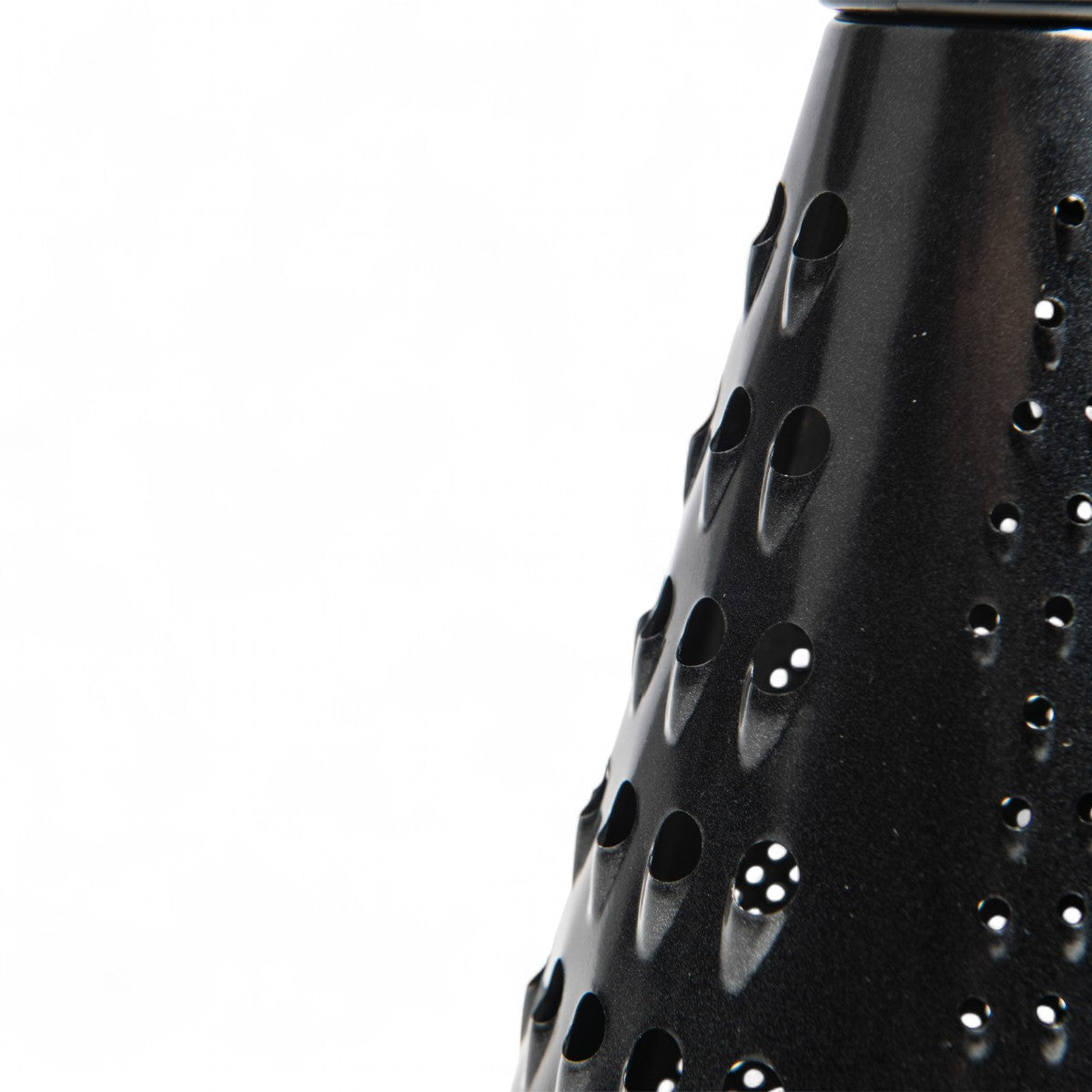 Continental Homeware 8 Inch Round Taper Grater Black