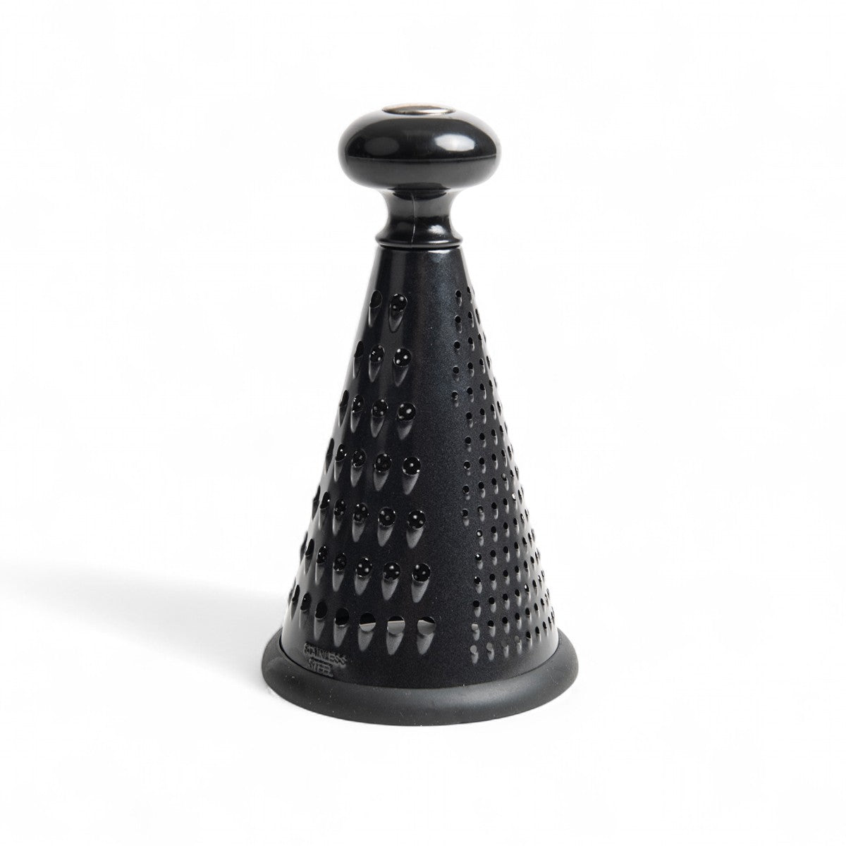 Continental Homeware 8 Inch Round Taper Grater Black