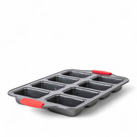 Home Smart Mini Loaf Baking Tray Grey