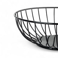 Continental Homeware Single Wire Fruit Basket - Black