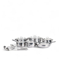 Tissolli 15Pc Bekaline Stainless Steel Cookware
