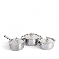 Tissolli 15Pc Bekaline Stainless Steel Cookware