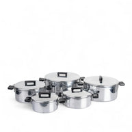 Galaxy 10 Piece Polished Cookware Set