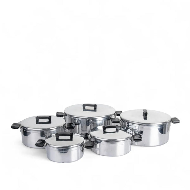 Galaxy 10 Piece Polished Cookware Set