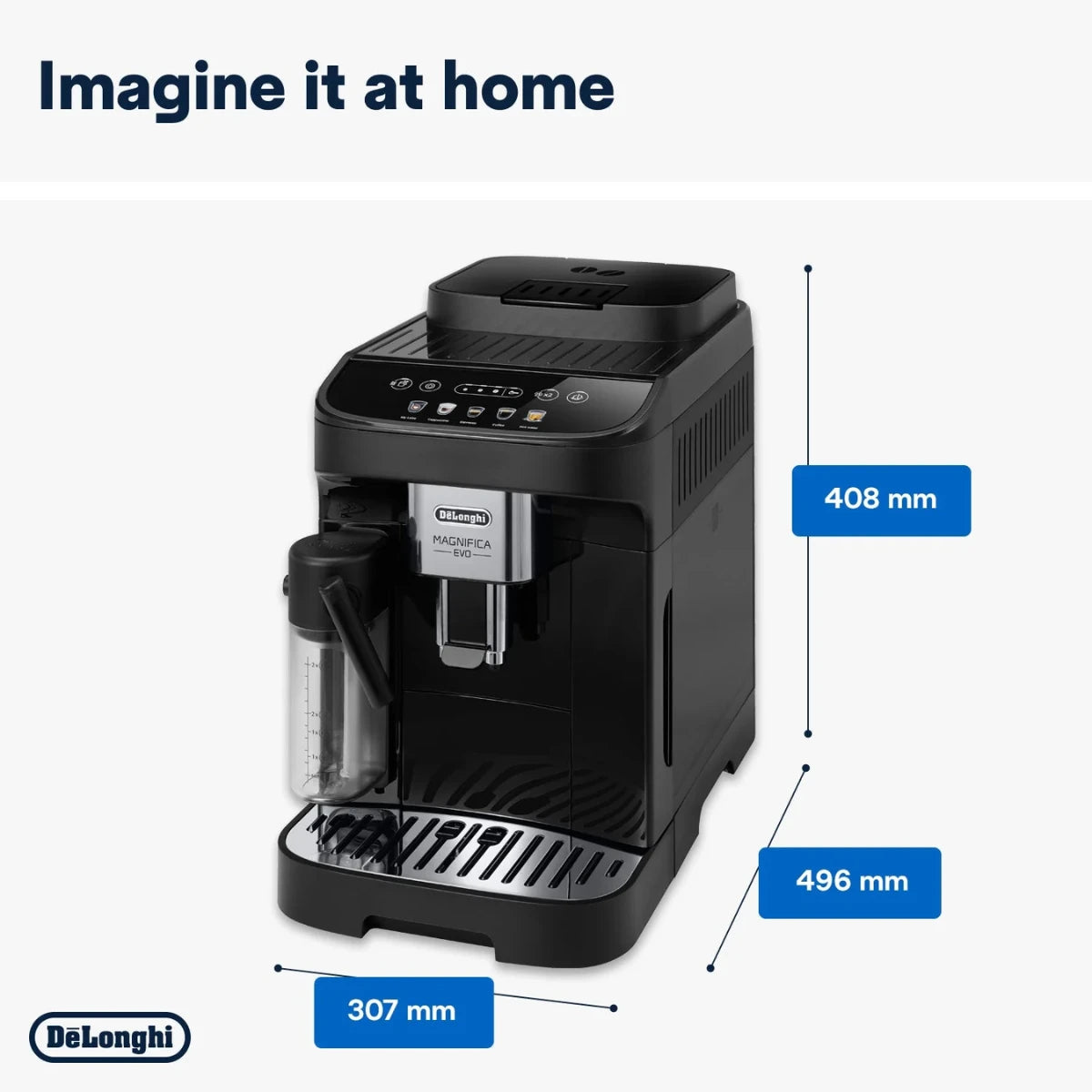 Delonghi - Magnifica Evo Bean to Cup Coffee Machine - ECAM290.61.B