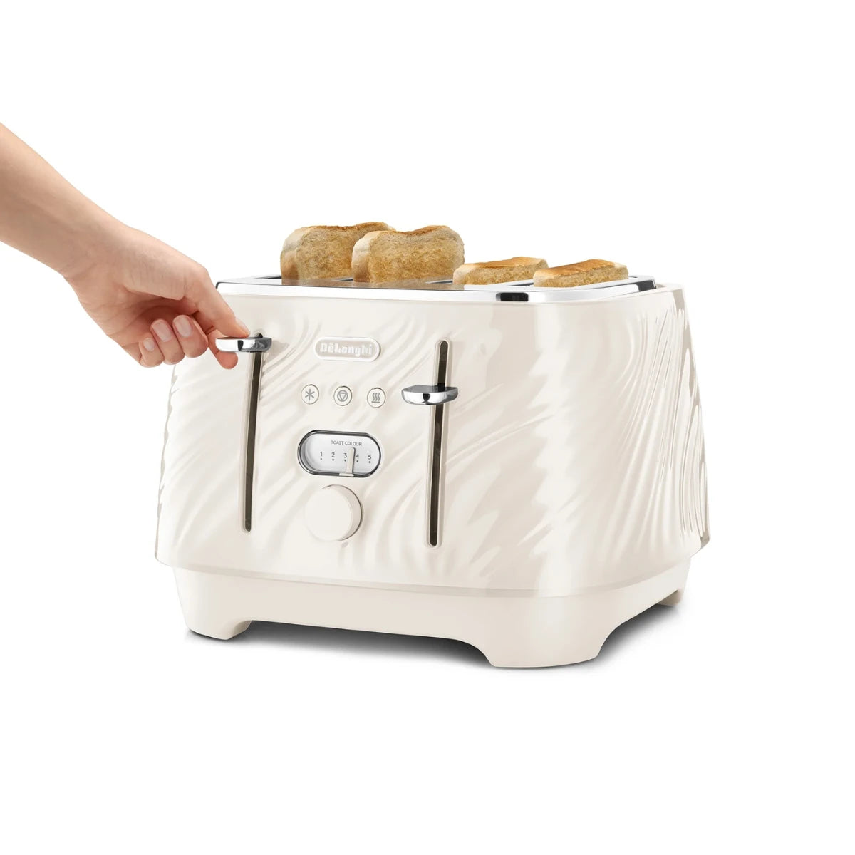 Delonghi Ballerina Seta 4 Slice Toaster