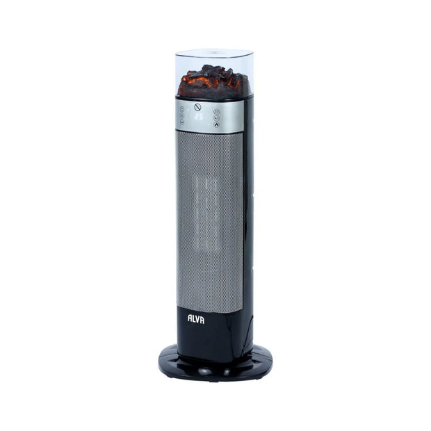 EIH209 ALVA - ELECTRIC - MINI TOWER HEATER - FLAME EFFECT & OSCILLATION