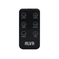 EIH210 ALVA - ELECTRIC - TOWER FAN HEATER -  LIGHT EFFECT