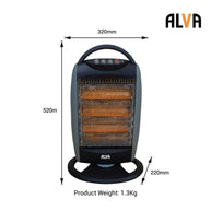 EIH422 ALVA FREESTANDING QUARTZ HEATER