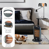 EIH422 ALVA FREESTANDING QUARTZ HEATER