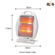 EIH501 ALVA ELECTRIC QUARTZ HEATER-800W