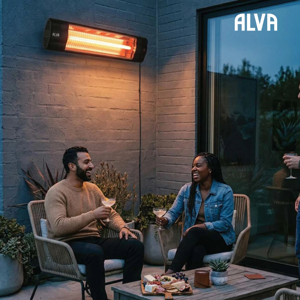 Alva Electric Infrared Heater with Telescopic Stand