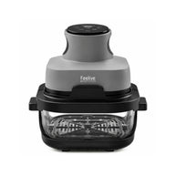 Feelive 4-in-1 Crispy Dual Glass Digital Air Fryer 4L + 1.5L 1500W AF534T