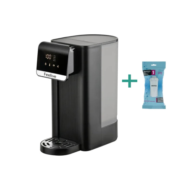 Feelive Instant Hot Water Dispenser, 3s Fast Heating, 5-Stage Filter, 8 Temps FWD30B