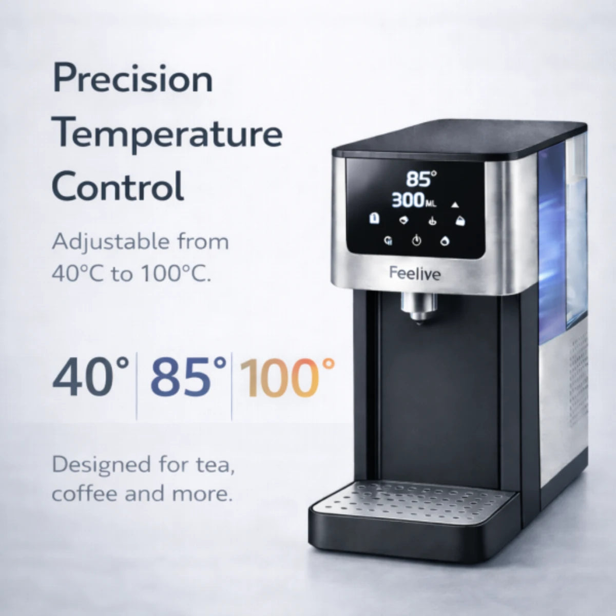 Feelive Premium Instant Hot Water and UV Cold Water Dispenser
