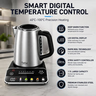 Feelives Stainless Steel Smart Digital Kettle 1.7L  KSK080