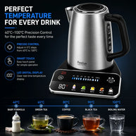 Feelives Stainless Steel Smart Digital Kettle 1.7L  KSK080
