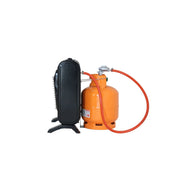 GH303 ALVA SMALL 3 PANEL GAS HEATER - Black