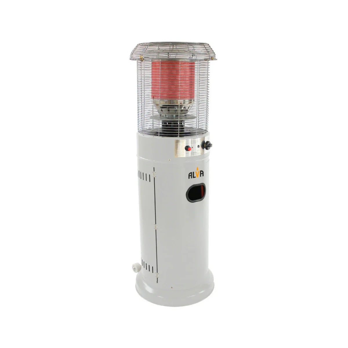 Alva Short Stand Patio Gas Heater (Cement Grey)