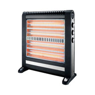 Goldair GQH-1256 4-bar quartz electric heater with humidifier and fan in black