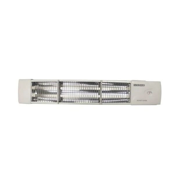 Goldair - 1200W 2 Bar Wall Mountable Bathroom Heater - White - 4296DB