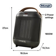 HFX30C18.AG De'Longhi Capsule Ceramic Fan Heater (1800W)