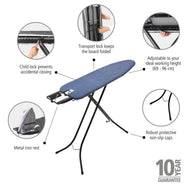 Brabantia Ironing Board 110x30cm (A) Steam Iron Rest