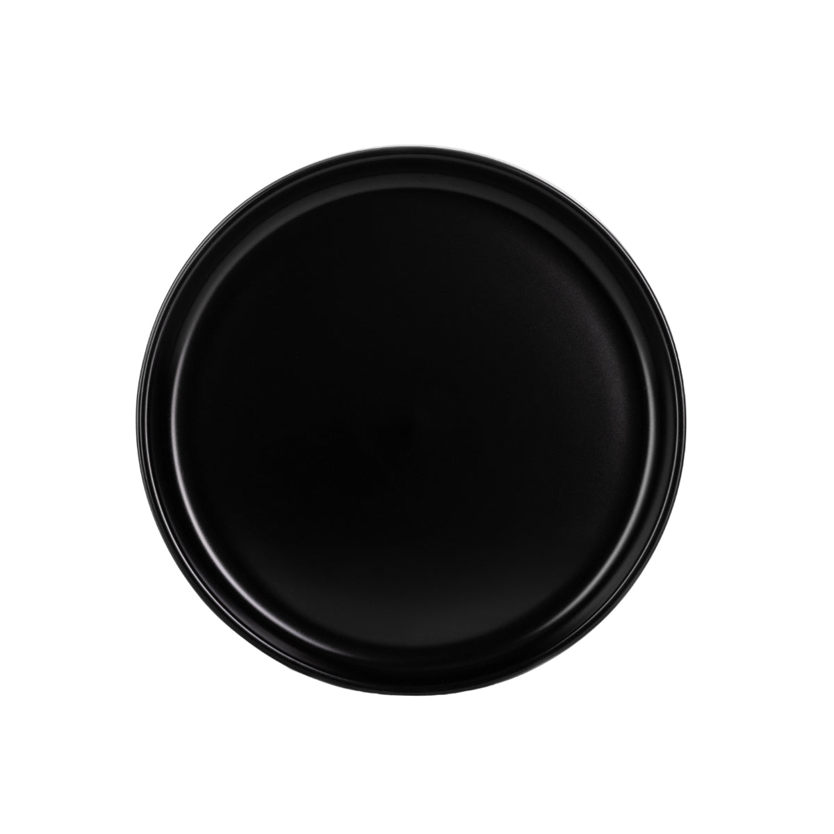 Jan Flat Stackable Dinner Plate Black