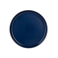 Jan Flat Stackable Dinner Plate Cobalt Blue