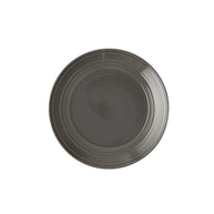 Jenna Clifford Embossed Lines Side Plate - Dark Grey