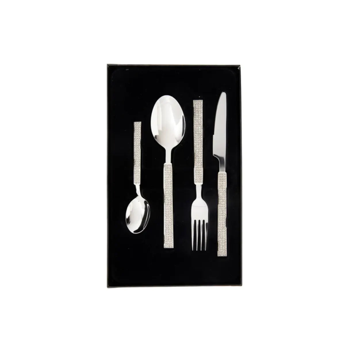Jenna Clifford Set of 16 Diamond 18/10 Cutlery Set