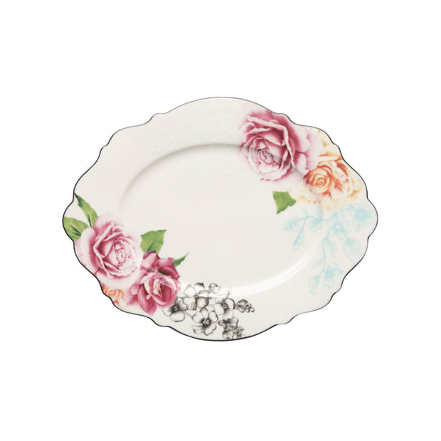 Jenna Cifford Wavy Rose Oval Platter 35cm
