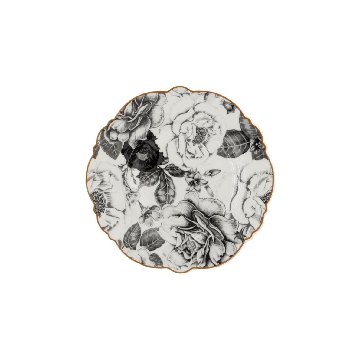 Jenna Clifford Black Rose Side Plate Set of 4