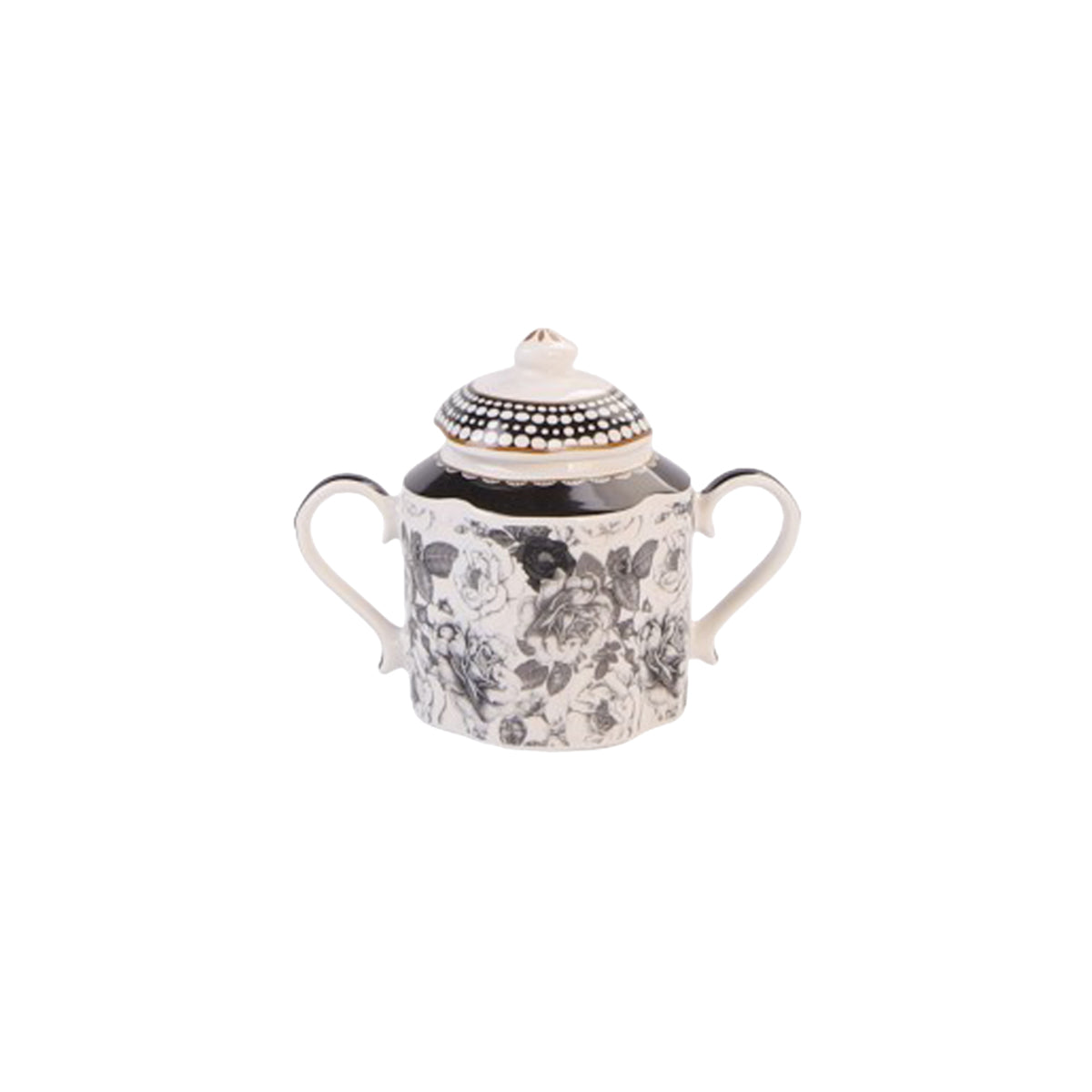 Jenna Clifford Black Rose Sugar Pot