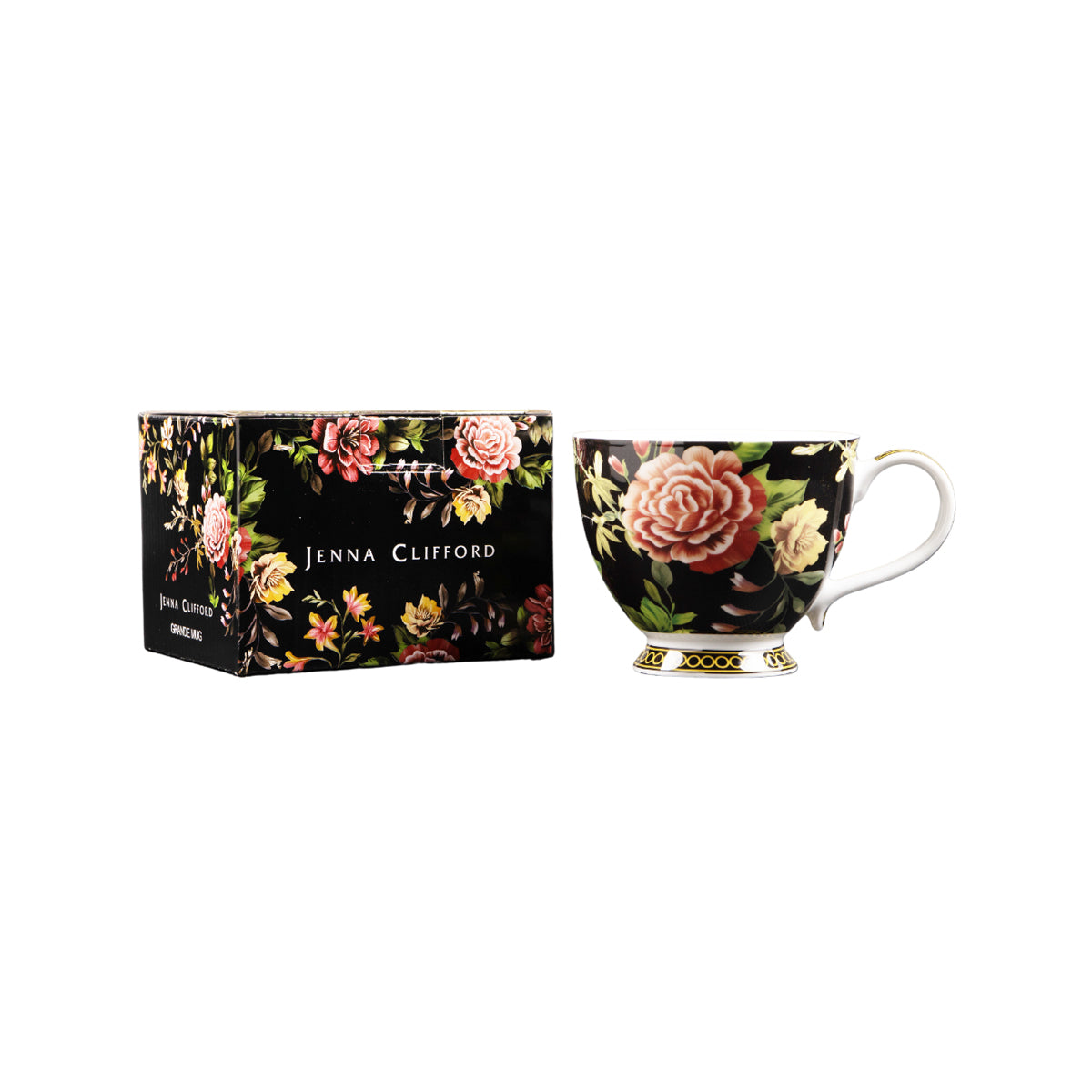 Jenna Clifford Botanica Rose Grande Mug in Gift Box