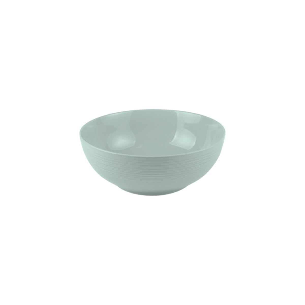 Jenna Clifford Embossed Lines Duck Egg Salad Bowl