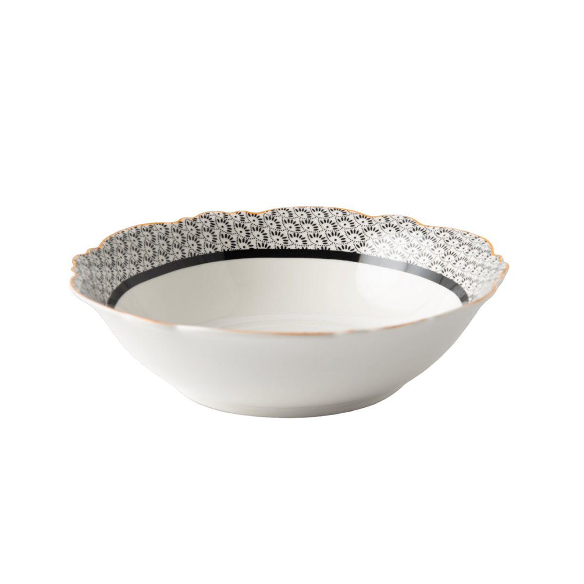 Jenna Clifford Midnight Bloom Salad Bowl 23cm