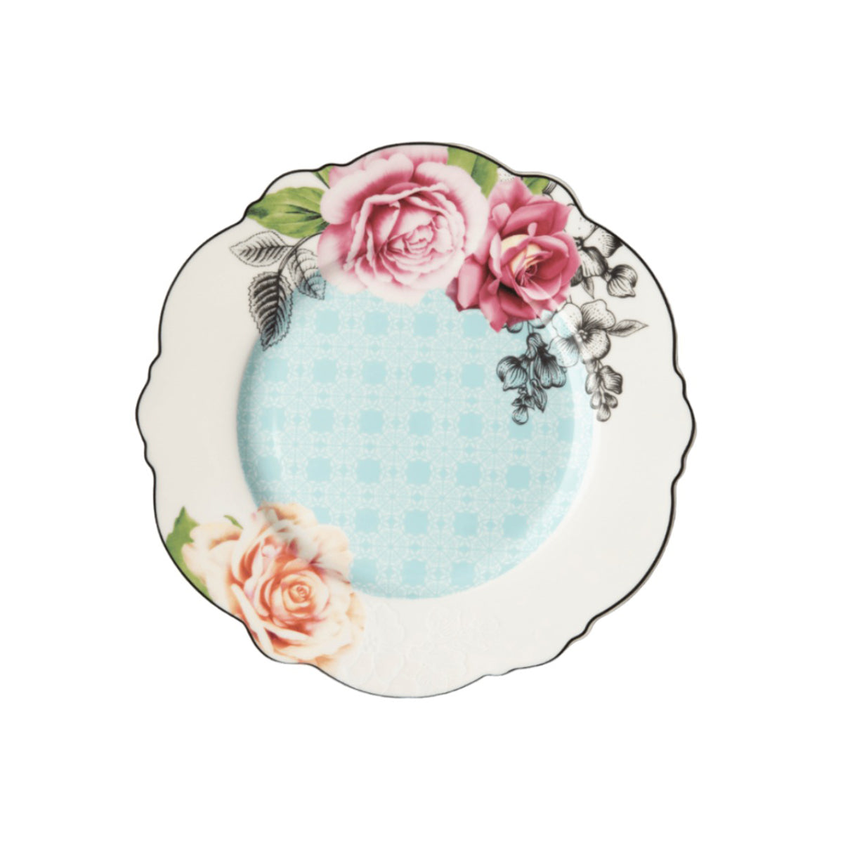 Jenna Clifford Wavy Rose Dinner Plate