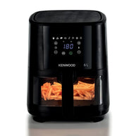 Kenwood 6L Air Fryer With Window Black - HFG60.000BK
