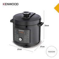 Kenwood 6L Electric 16 Function Pressure Cooker - PCM90.000BK