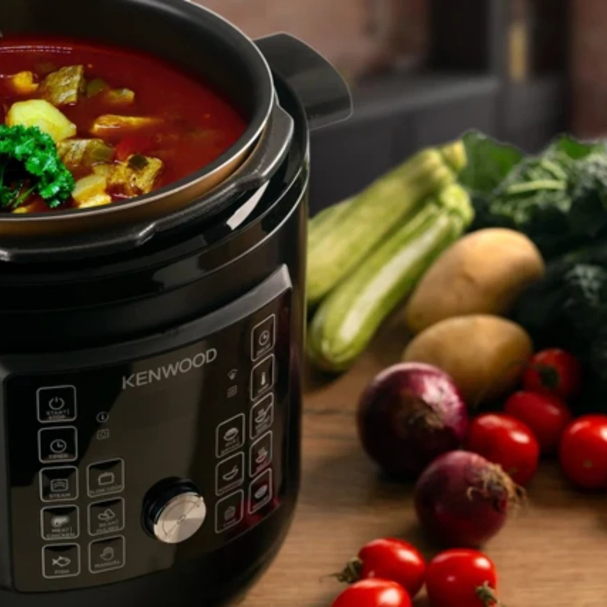 Kenwood 6L Electric 16 Function Pressure Cooker - PCM90.000BK