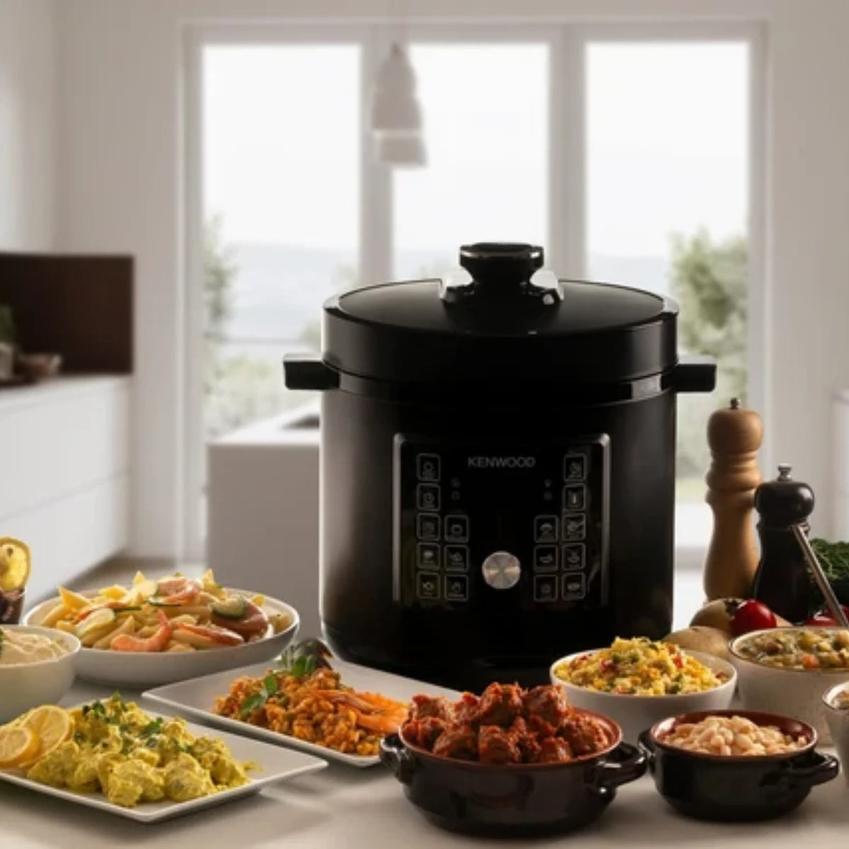 Kenwood 6L Electric 16 Function Pressure Cooker - PCM90.000BK
